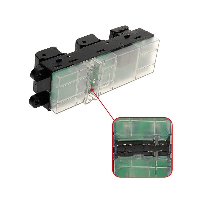 BRTEC Driver Side Master Power Window Switch Compatible with Nissan Sentra 2007-2008, Frontier 2005-2012, Xterra 2005-2012, Replaces OE# 25401-ET000 - Image 5